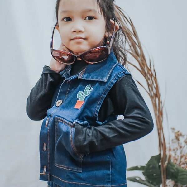 Yoyo Denim Vest Untuk Anak