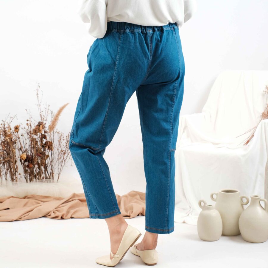 Denim Mosha - Celana Jeans Panjang Kekinian Wanita Bahan Denim - Image 5